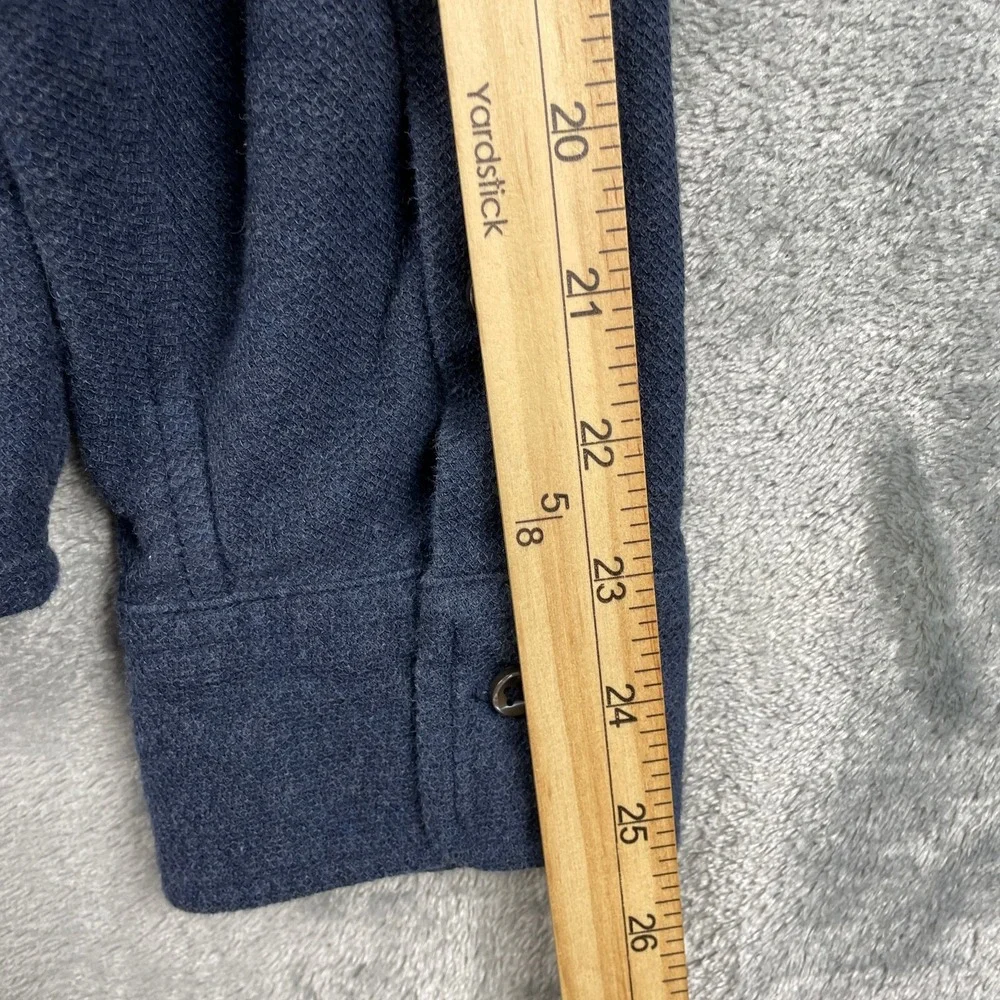 Polo Ralph Lauren Blue Long Sleeve Button Front Thicker Cotton Shirt Mens‎ XL